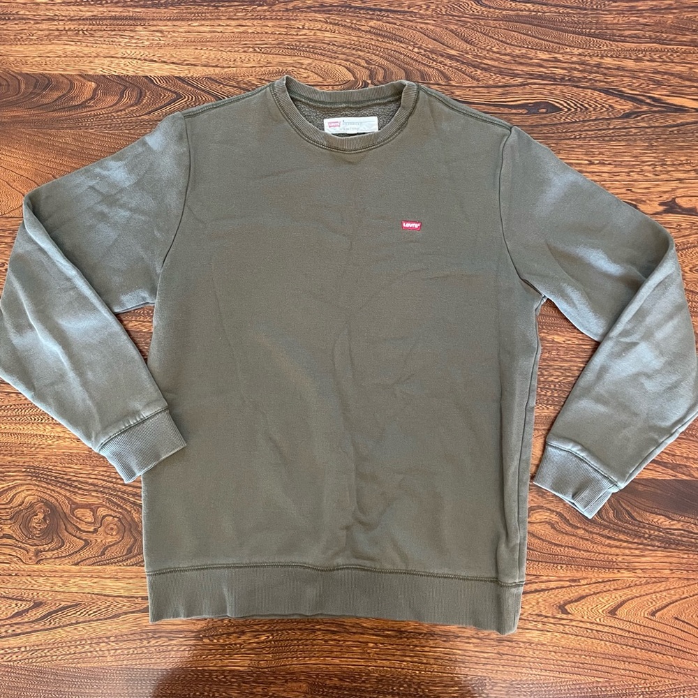 Levi's Classic Army Green Crewneck Sweatshirt